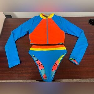 Maaji Reversible Color Block Swim Set